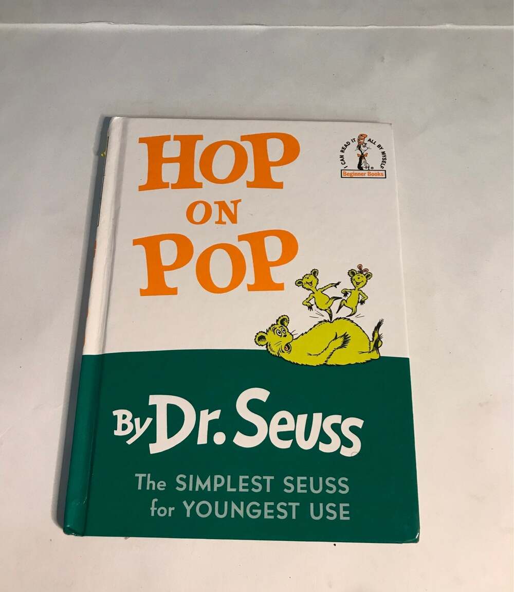 Dr Seuss Hop on Pop Book Kids Children Elementary Early Readers Kidcore Pictures